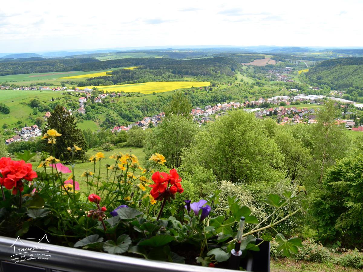 Die Triniushuette "Thueringens Schoenste Aussicht" Rauenstein Extérieur photo
