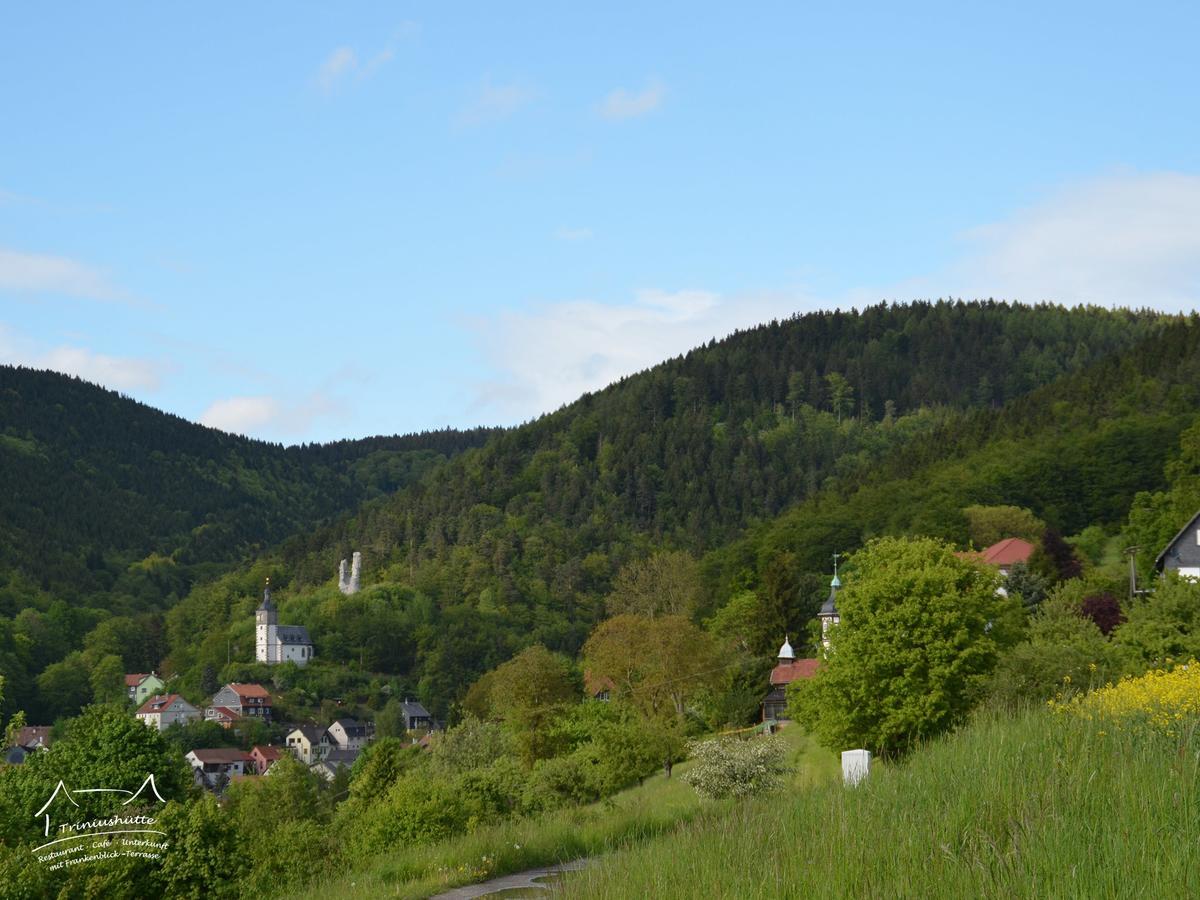 Die Triniushuette "Thueringens Schoenste Aussicht" Rauenstein Extérieur photo