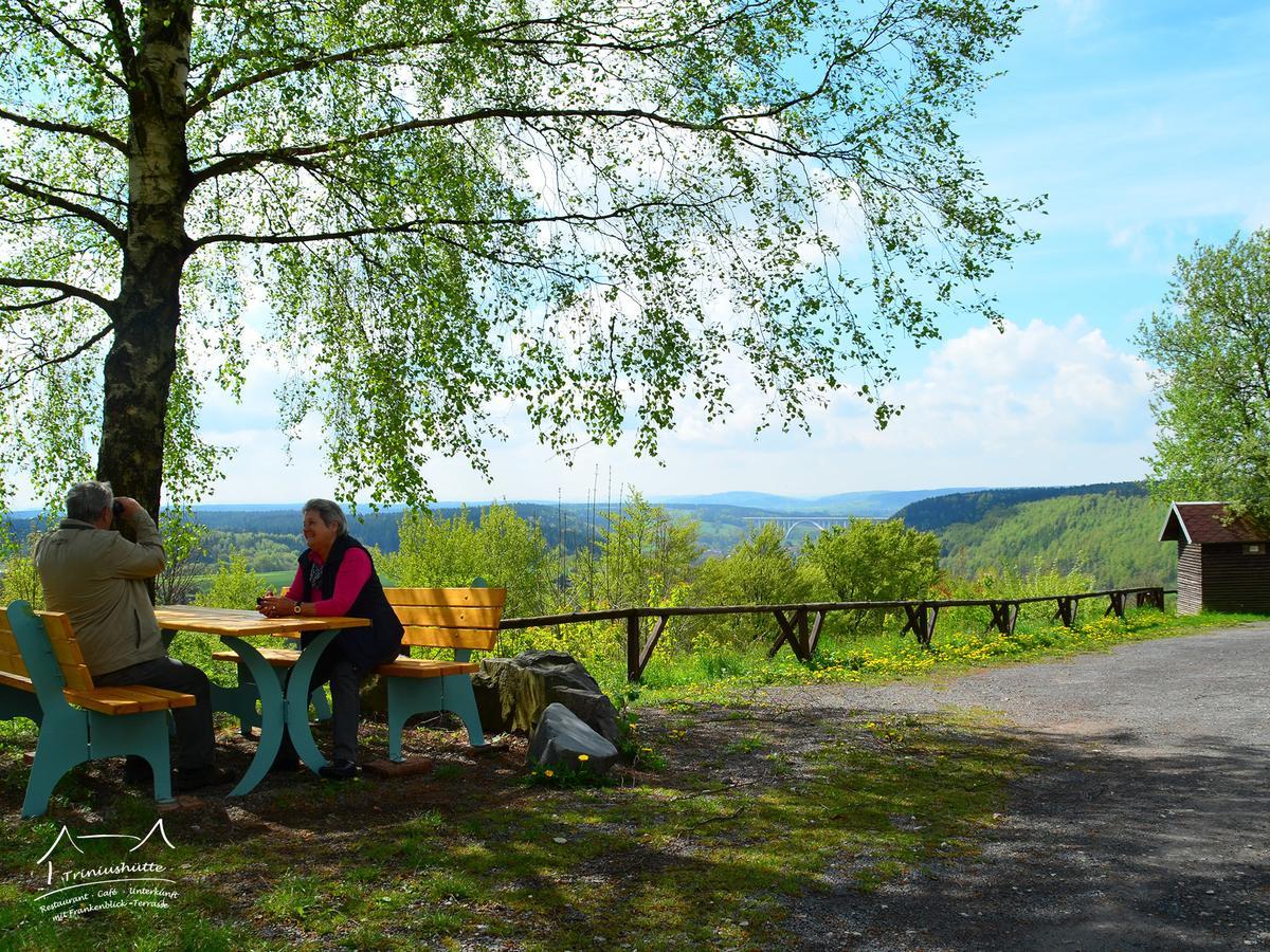 Die Triniushuette "Thueringens Schoenste Aussicht" Rauenstein Extérieur photo
