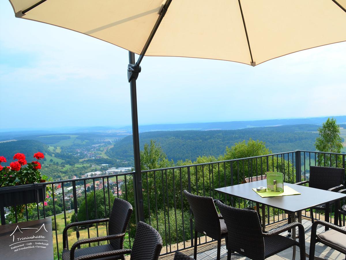 Die Triniushuette "Thueringens Schoenste Aussicht" Rauenstein Extérieur photo