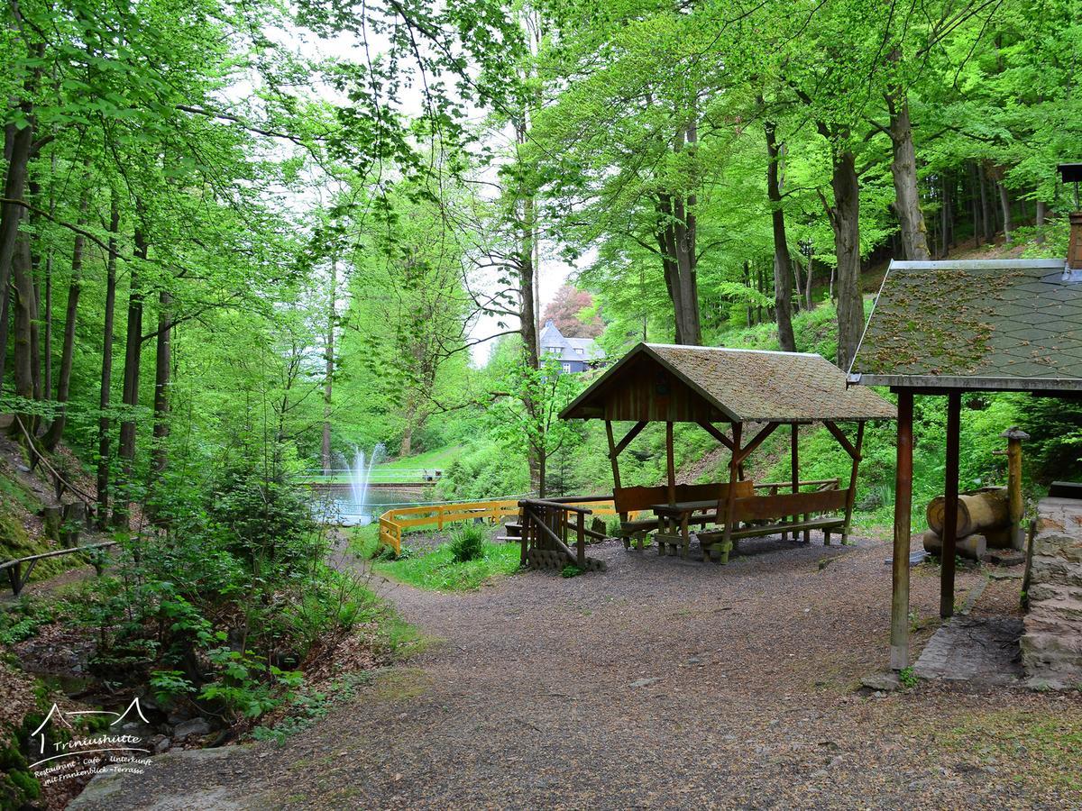 Die Triniushuette "Thueringens Schoenste Aussicht" Rauenstein Extérieur photo