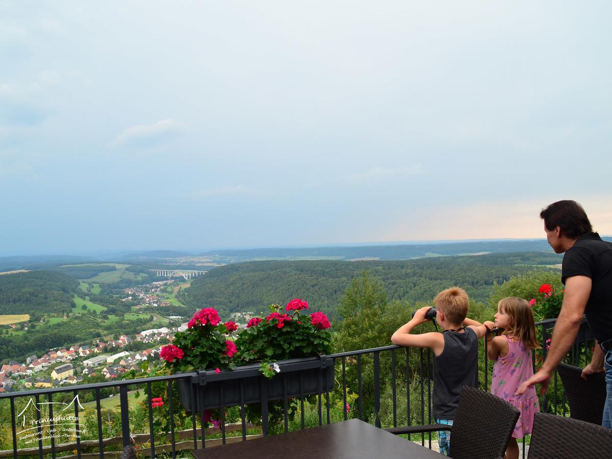 Die Triniushuette "Thueringens Schoenste Aussicht" Rauenstein Extérieur photo